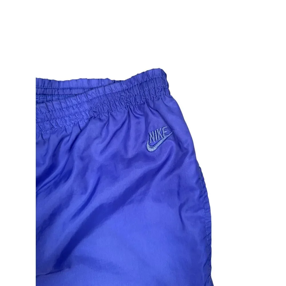 Nike Windbreaker Track Pants Size M 90’s Gray Tag Jogger Swoosh Purple Vintage